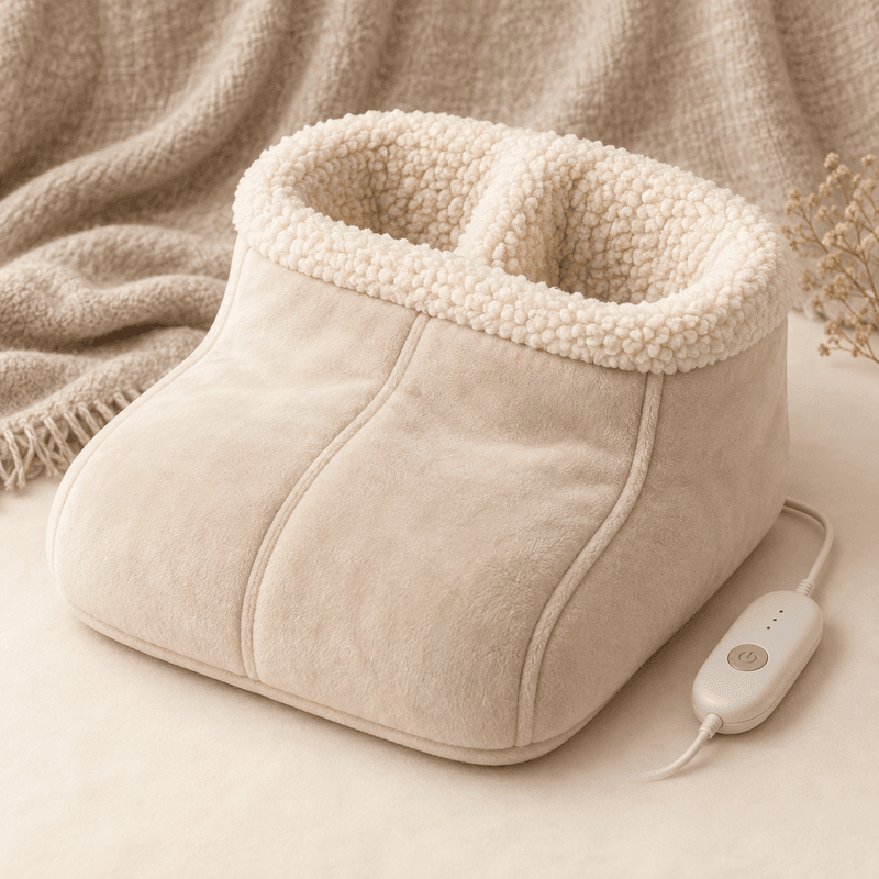 Cloud Heated Foot Warmer, Cream