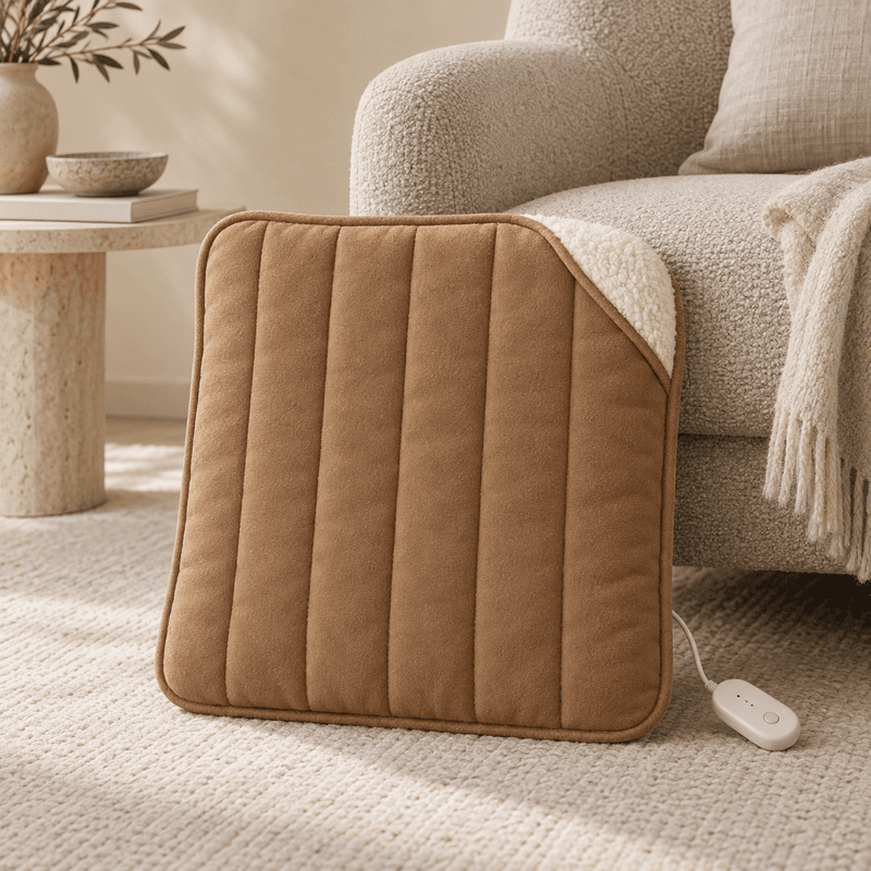 Quilted Heated Seat Cushion