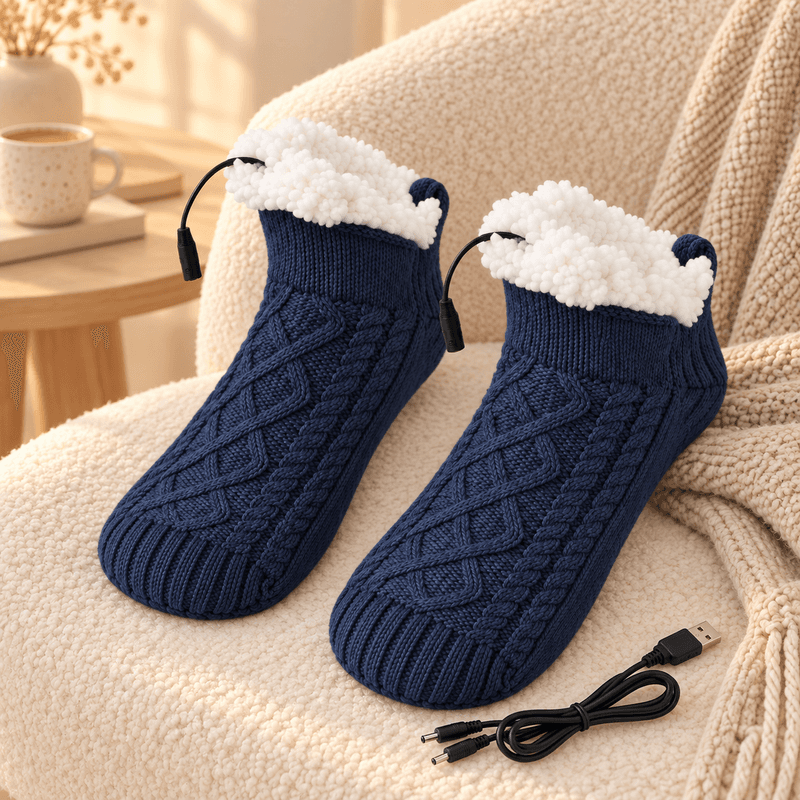 toasty heated socks navy - Toasty Heated Socks | Heated Comfort UK