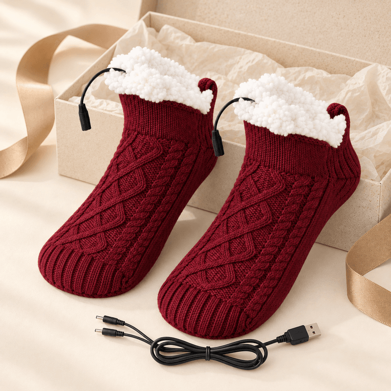 toasty heated socks wine - Toasty Heated Socks | Heated Comfort UK